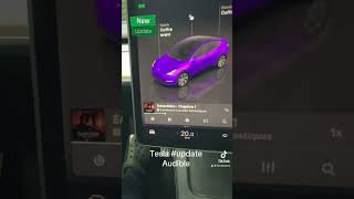 audible est disponible chez Tesla avec la nouvelle mise à jour tesla [upl. by Kashden]