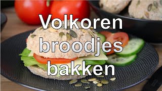 Volkoren broodjes bakken [upl. by Ikik]