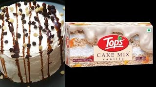 केक बनाने का नया तरीकाtops Mix vanilla cake Eggless cakeinstant cakecake recipe without oven [upl. by Nogaem]