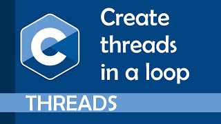 How to create threads in a loop pthreadcreate [upl. by Herrod]