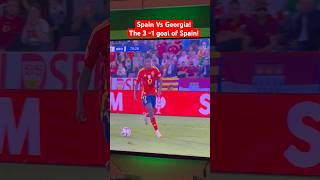 Spain Vs Georgia the 31 goal of Spain [upl. by Vasiliki]