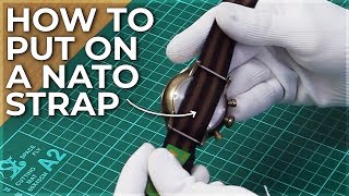 How to put on a Military Nylon Watch Strap [upl. by Gorga884]