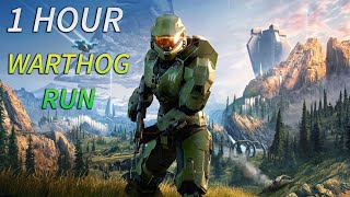 Halo Infinite Warthog Run Extended 1 Hour [upl. by Adiesirb]