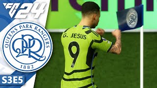 Taking on my beloved Arsenal  FC 24 QPR Career Mode S3E5 [upl. by Adnerak]