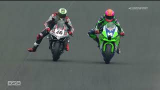 2022 Bennetts British Superbike Championship  RD2  Oulton Park  Race 3 highlights [upl. by Selma]