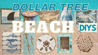 🦈 10 BEST Dollar Tree BEACH DIYS Summer amp Coastal Decor DIY [upl. by Suzie]