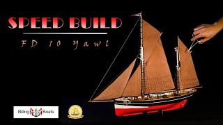 You should MAKE this as your first wood ship model Billing Boats FD10 Yawl 150 Scale [upl. by Lorry]