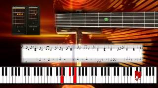 Benjamin Rivera  Estas Aqui  Tutorial  Piano  Bajo  Acordes [upl. by Laveen248]