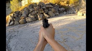 Beretta 92A1 Co2 Shooting in a quarry [upl. by Yancy432]