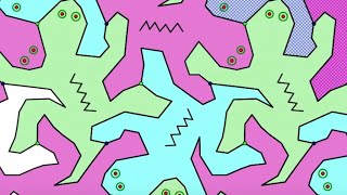 Escher Lizard Tessellation [upl. by Enilrem292]