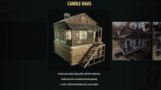 Fallout 76 The Candle Haus Review  New Pre Fab Candle Haus [upl. by Retsek]