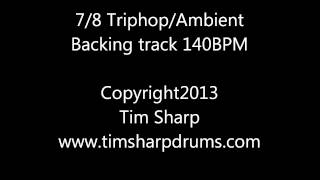 78 TriphopAmbient 140BPM Drumless Backing  Playalong [upl. by Htebsil]