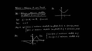 Extremos de uma Função  Parte 1 Identificação de Máximos e Mínimos [upl. by Htbazile75]
