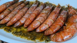 Langostinos al horno con ajo y perejil¡Un sabor irresistibleNunca probara langostinos tan sabrosos [upl. by Artenal]