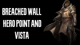 Guild Wars 2  Breached Wall Jumping Puzzle Hero Point and Vista [upl. by Nryhtak]