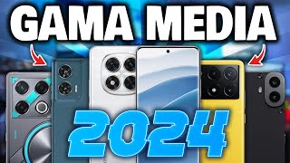 🏆 Los 10 MEJORES CELULARES GAMA MEDIA para COMPRAR en 2024 ¡PARA TODOS LOS BOLSILLOS ✅ [upl. by Walter795]