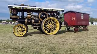 Fowler quotGirliequot parading at Rempstone Steam Rally 2024 [upl. by Neirod]