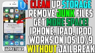 How To Clean Up Space and Remove Junk Files on iOS 10  1033  9 NO Jailbreak  Huge Giveaway [upl. by Harak]