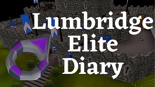 Lumbridge amp Draynor Elite Achievement Diary Guide Full Walkthrough [upl. by Lewej]