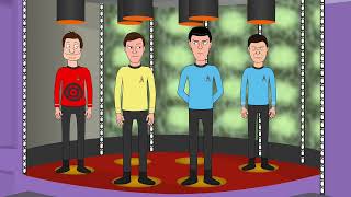 Eddie Izzard  Star Trek Animated Transporter Room [upl. by Four]