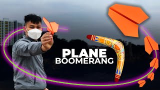 How to make a paper airplane that works like a Boomerang [upl. by Solahcin227]