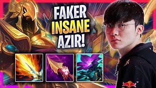 FAKER IS INSANE WITH AZIR  T1 Faker Plays Azir MID vs Leblanc  Season 2024 [upl. by Corbet]