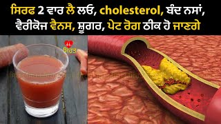 Punjabi Health ਸਿਰਫ 2ਵਾਰ ਲੈ ਲਓ cholesterol ਬੰਦ ਨਸਾਂ ਵੈਰੀਕੋਜ ਵੈਨਸ ਸ਼ੂਗਰ ਪੇਟ ਰੋਗ ਠੀਕ ਹੋ ਜਾਣਗੇ [upl. by Ullyot198]