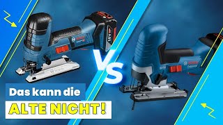 GST 18V125 S NEUHEIT vs GST 18VLI S– Was können beide AKKUSTICHSÄGEN von BOSCH  ToolGroup [upl. by Elrae]