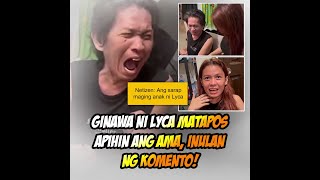 Ginawa ni Lyca matapos apihin ang ama inulan ng komento [upl. by Ahsirak]