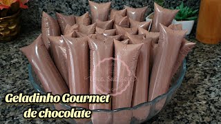 4 LITROS DE GELADINHO GOURMET DE CHOCOLATE SUPER CREMOSO [upl. by Eustazio]