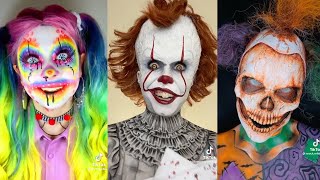 AFRO CIRCUS TIKTOK COMPILATION  HALLOWEEN MAKUP [upl. by Assiran]