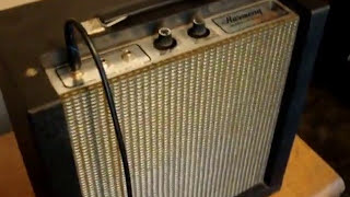 Harmony Model H400A Vintage Tube Amp Demo [upl. by Casilda]