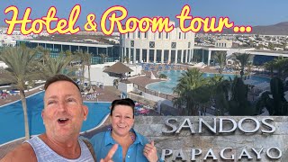 Lanzarote 2024… Sandos Papagayo hotel and room tour [upl. by Yeloc]