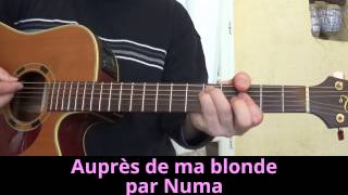 Auprès de ma blonde Chanson enfantine [upl. by Clarinda]