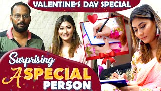 Surprising a Special Person 💜 Valentines Day Special 😍  Sunita Xpress [upl. by Nnyleitak]