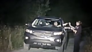 Female officer fights over gun with suspect  single shot to the suspect block [upl. by Skilken]