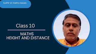 Height and distance  Class 10  derived by sudhir sir [upl. by Launame]