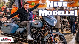 Premieren neuer Motorräder Motorradwelt Bodensee 2024 Messerundgang [upl. by Atnauq]