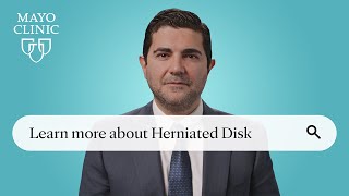 Ask Mayo Clinic Herniated Disk [upl. by Assilat]