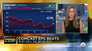 Comcast earnings beat Wall Streets estimates reports flat broadband subscribers [upl. by Reeva]