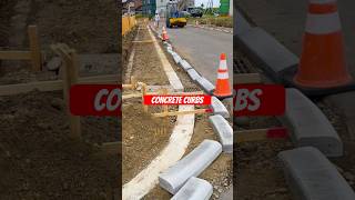 LAYING CONCRETE CURBS 👍hokkaido japan [upl. by Storm]