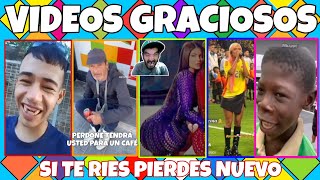 🎊🔵VIDEOS GRACIOSOS PARA VER MIENTRAS HACES DEL DOS🔵🎊SI SONRÍES PIERDES NIVEL DIFÍCIL 😂🤣 [upl. by Tymon]