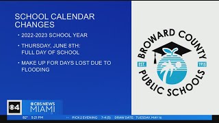 Broward County Public School calendar change Last day of school will be full day not early release [upl. by Evey]