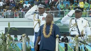 Vice Regal Salute of Solomon Islands  David Tiva Kapus Installation of GovernorGeneral [upl. by Leonidas]