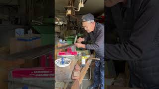 Restoring Japanese Ryoba Saw 両刃鋸  Sharpening and Straightening a 500 JPY Saw  Yamagata Japan [upl. by Mitch]