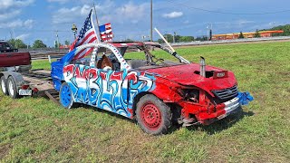 July 13 2024 Knox County Fair Demo Derby [upl. by Grand863]