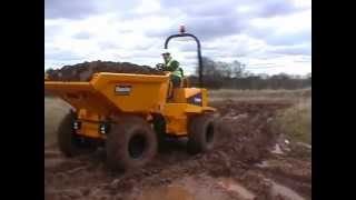 Thwaites 6 Tonne PowerSwivel Dumper Truckwmv [upl. by Annavoig313]