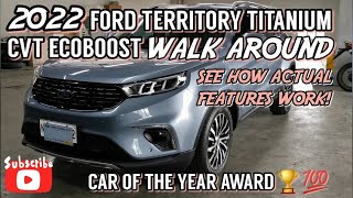 2022 FORD TERRITORY TITANIUM 15L CVT ECOBOOST WALK AROUND  FULL SPECS amp FEATURES PHILIPPINES [upl. by Sirtimed59]