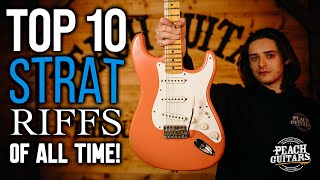 The Top 10 Strat Riffs of All Time [upl. by Pond391]