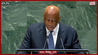 LIVE  King Letsie III King of the Kingdom of Lesotho SPEECH IN UN  Wahjoc [upl. by Carn]